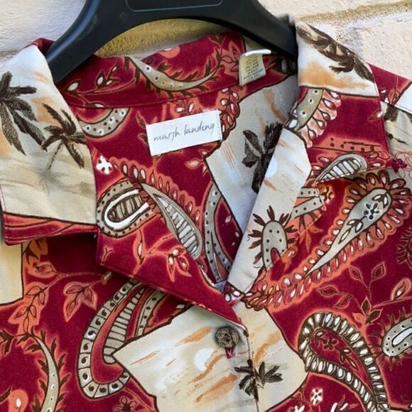 Marsh Landing Short-sleeve Shirt, Size-L - Picture 2 of 6